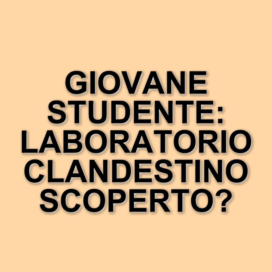 Scoperto a Novara un laboratorio clandestino di metanfetamina: arrestato un giovane studente