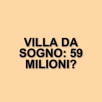 Maxi-villa da 59 milioni di dollari a Palm Desert: un gioiello immobiliare con squali