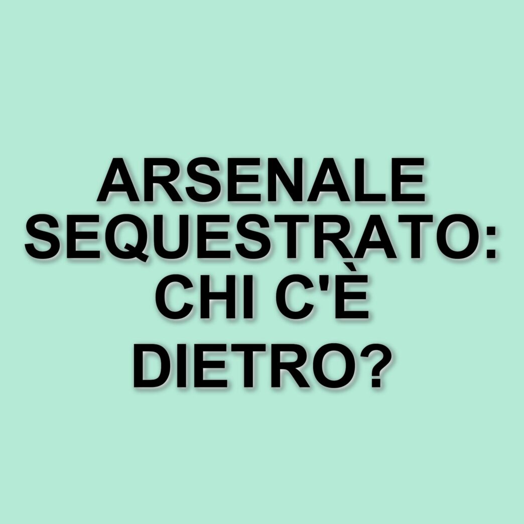 Sequestro di un arsenale a Reggio Calabria: nove arresti nel quartiere di Arghillà