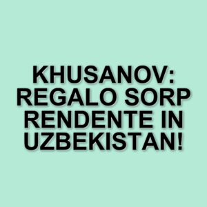 Abdukodir Khusanov torna in Uzbekistan: il giovane difensore del Manchester City riceve un regalo straordinario