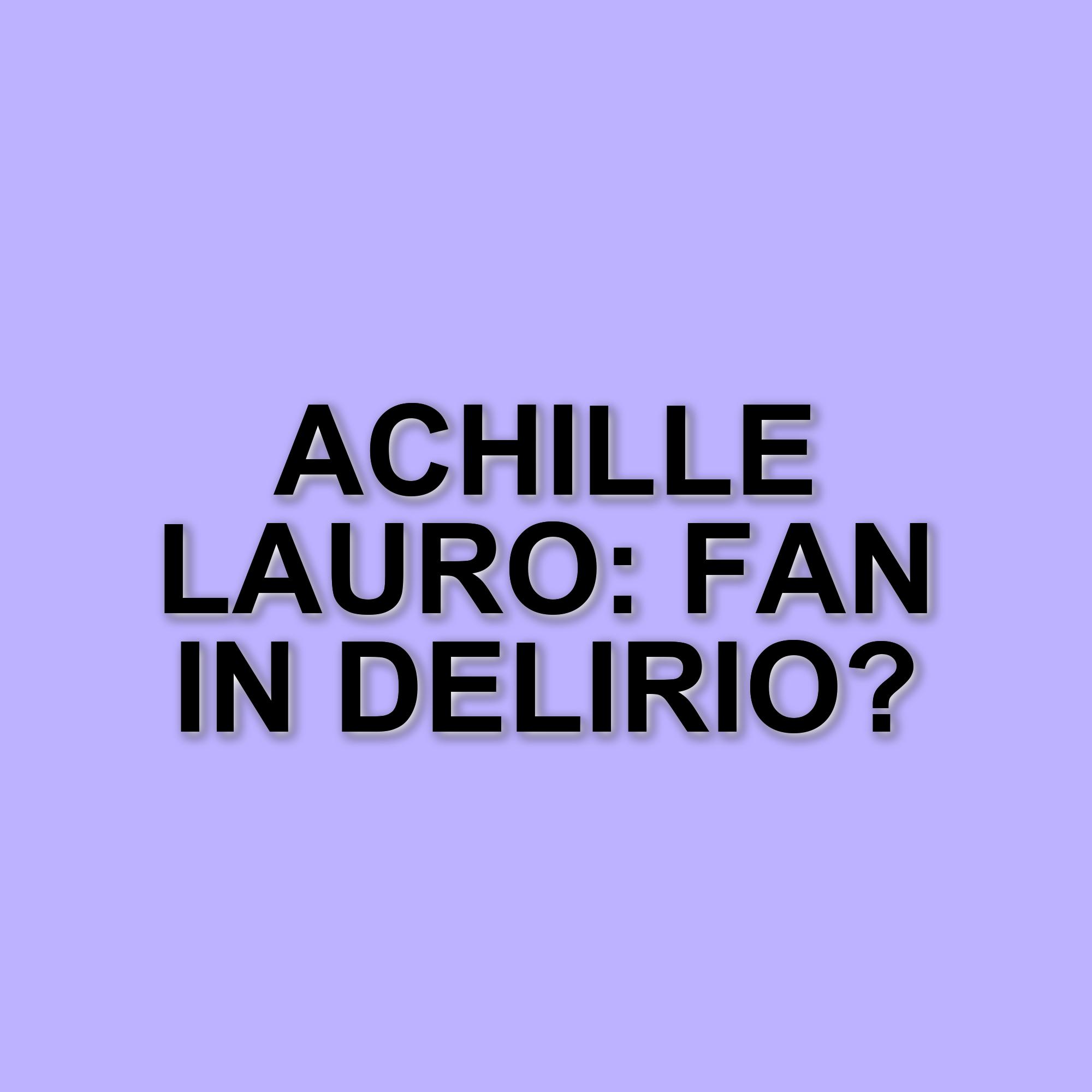 Achille Lauro sceglie Roma per il suo nuovo videoclip: oltre 4.000 fan in attesa di partecipare