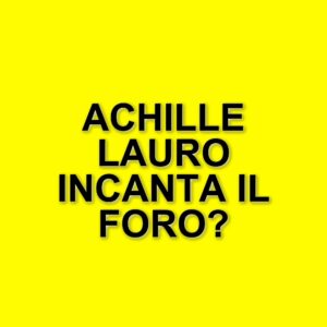 Achille Lauro incanta Roma: riprese del videoclip nel cuore della Capitale