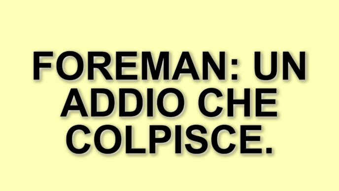 Addio a un campione: la famiglia Foreman ricorda l'ex pugile e olimpionico