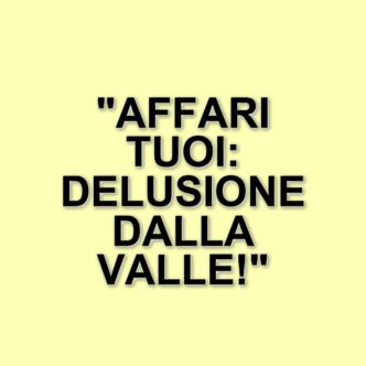 Affari Tuoi: Ilaria e Matteo, una coppia dalla Valle d'Aosta, escono a mani vuote dalla puntata