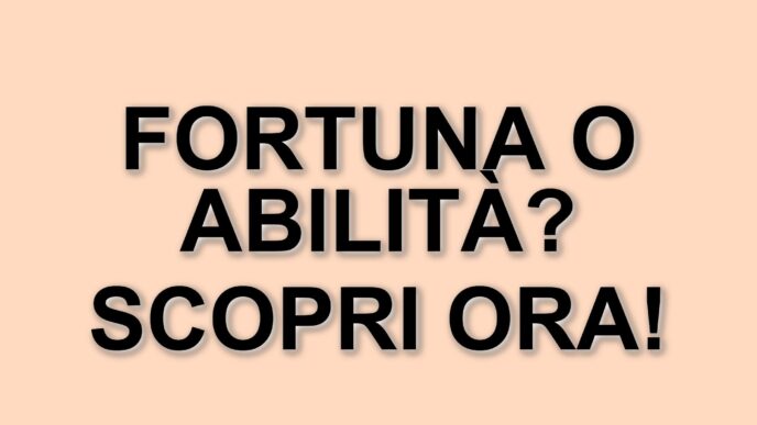 Affari tuoi: il gioco della fortuna o dell'abilità? Un'indagine svelata