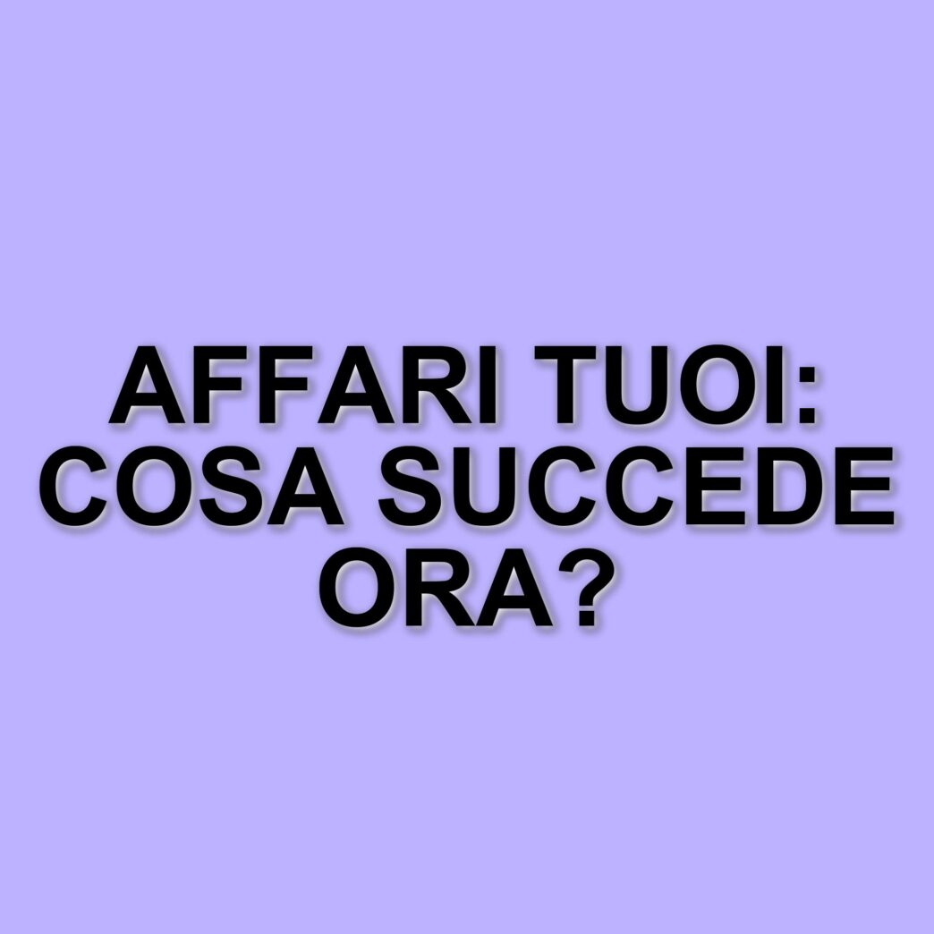 Affari tuoi sospeso per la partita Italia-Germania: il game show di Rai 1 si ferma
