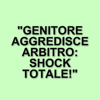 Aggressione a Salerno: genitore colpisce arbitro 16enne dopo partita di calcio under 15