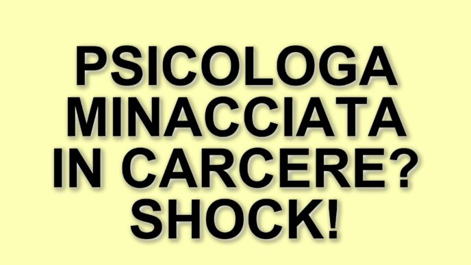 Aggressione in carcere: psicologa minacciata da detenuto con precedenti per violenza sessuale