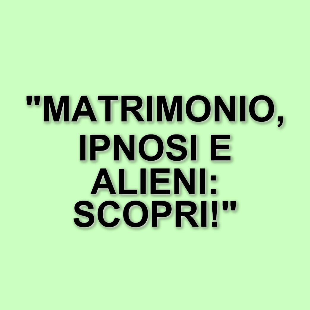 Aldo Bergamaschi: dal matrimonio con Veronica Maya all'ipnosi e alle teorie sugli alieni