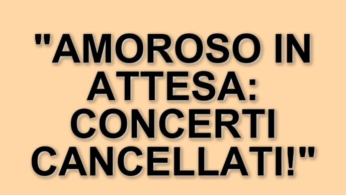 Alessandra Amoroso annuncia la gravidanza: cancellati tre concerti del tour estivo