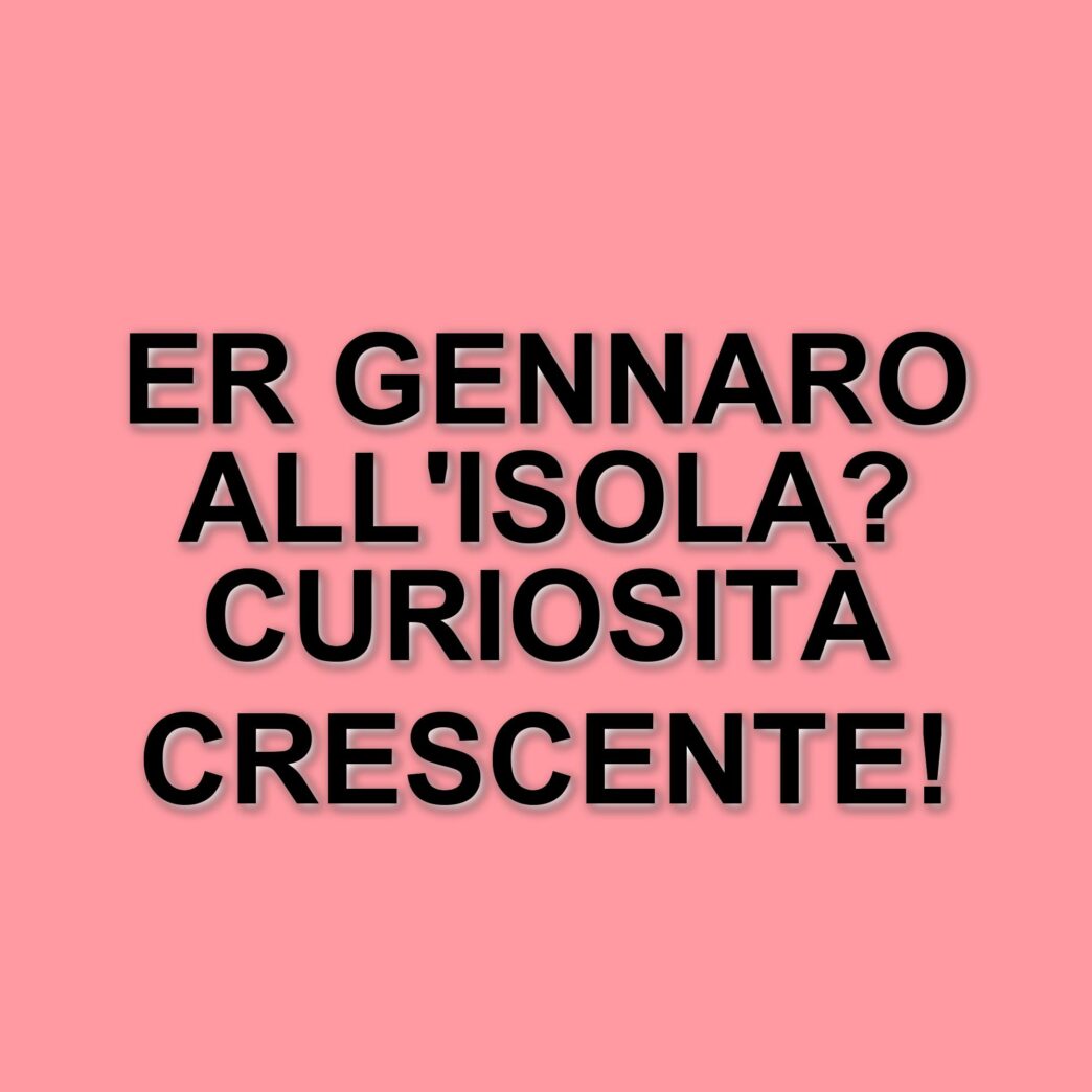 Er Gennaro in lizza per L’Isola dei Famosi: il giovane influencer pronto a debuttare in tv