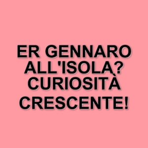 Er Gennaro in lizza per L’Isola dei Famosi: il giovane influencer pronto a debuttare in tv