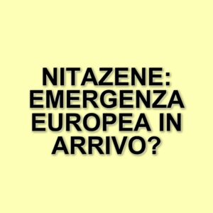 Allerta in Europa: la diffusione di nitazene e oppioidi sintetici preoccupa gli esperti