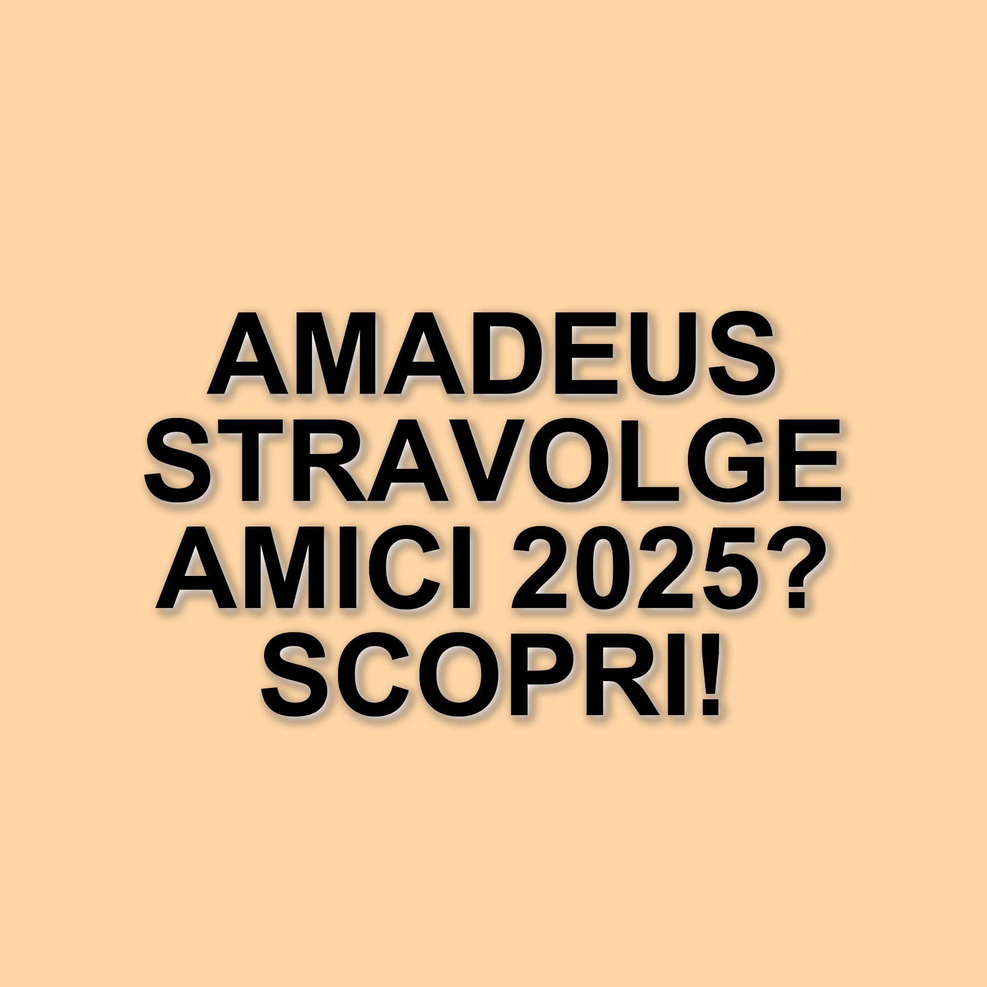 Amadeus al Serale di Amici 2025: un nuovo capitolo per il talent show di Canale 5