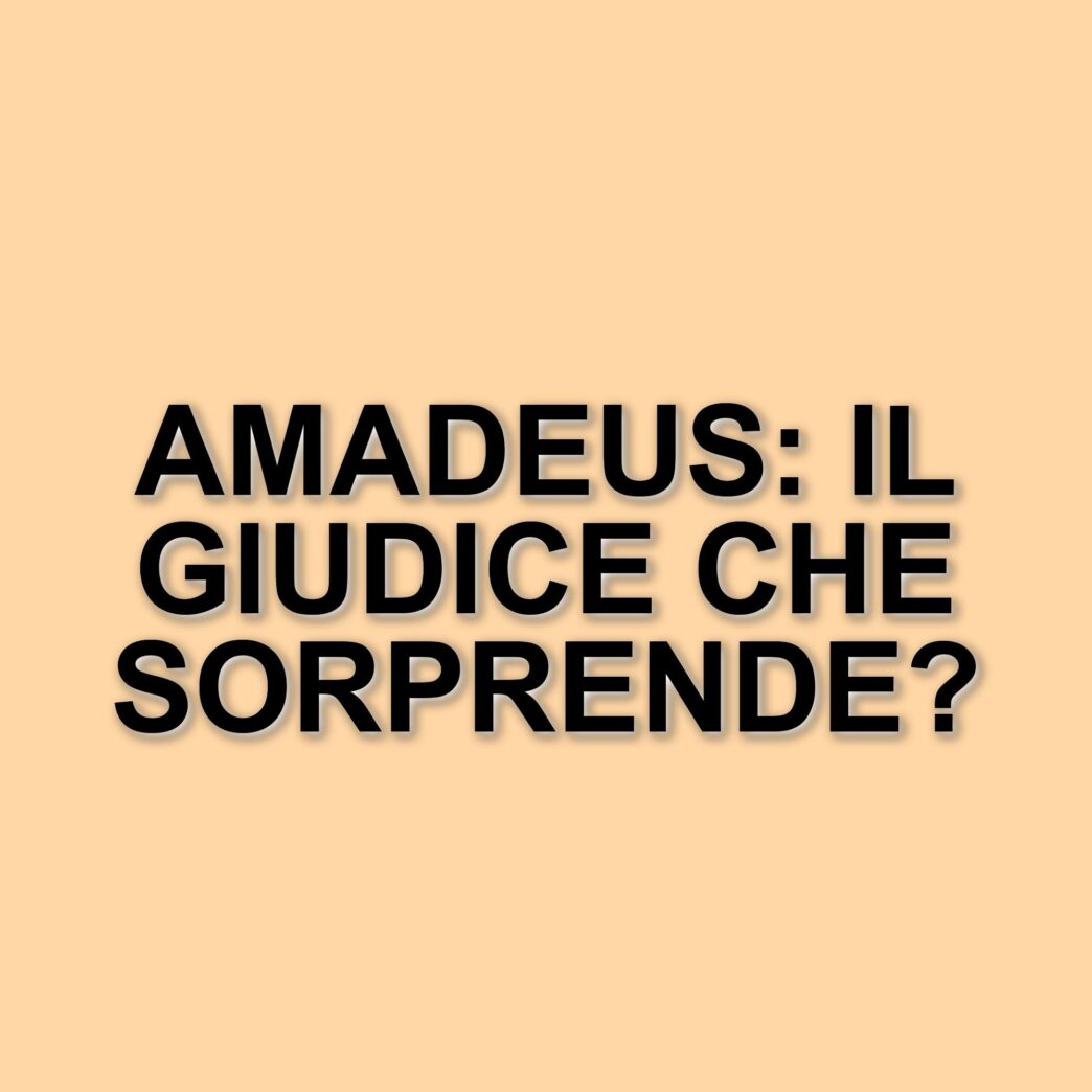 Amadeus: il nuovo giudice di Amici 24 e la sua carriera nel mondo dello spettacolo