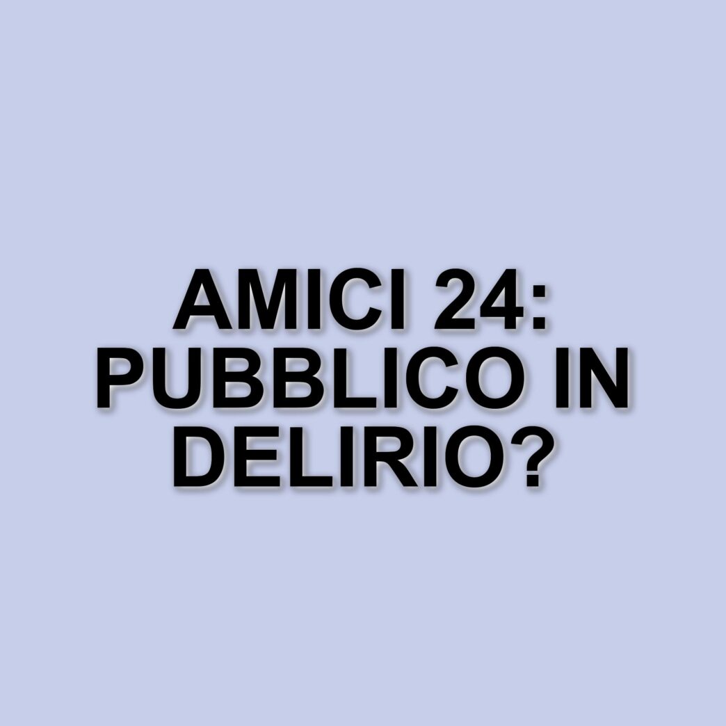 Amici 24: la prima puntata conquista il pubblico con oltre 4 milioni di telespettatori