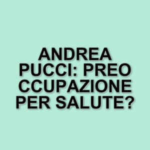 Malore sul palco per Andrea Pucci: il comico interrompe lo show a Forlì