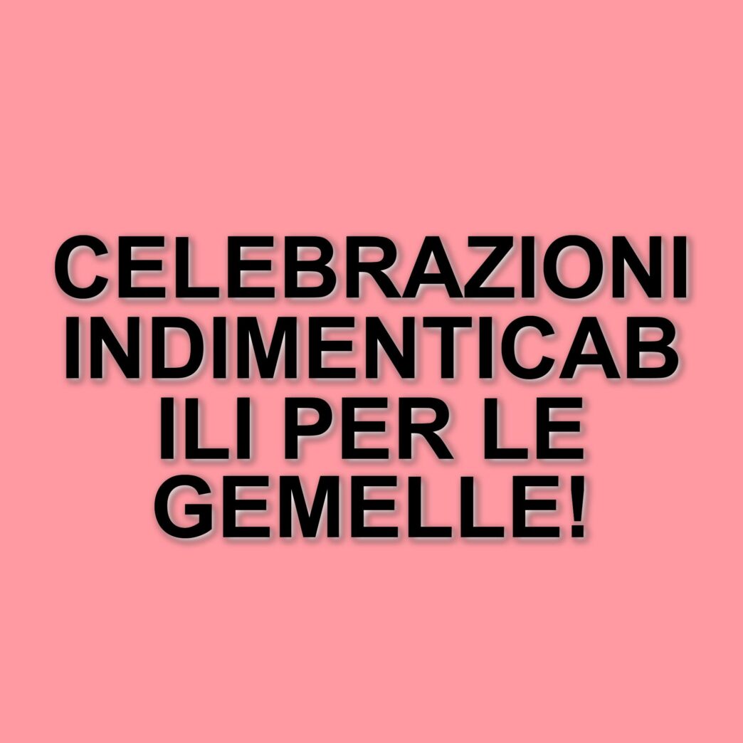 Andreas Muller e Veronica Peparini celebrano il primo compleanno e il battesimo delle gemelle