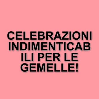 Andreas Muller e Veronica Peparini celebrano il primo compleanno e il battesimo delle gemelle
