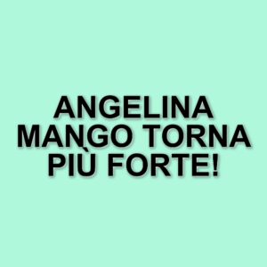 Angelina Mango: Un ritorno alla quotidianità dopo un periodo di riflessione