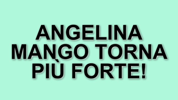 Angelina Mango: Un ritorno alla quotidianità dopo un periodo di riflessione