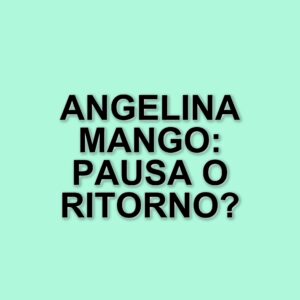 Angelina Mango: La giovane artista italiana torna a far parlare di sé su TikTok
