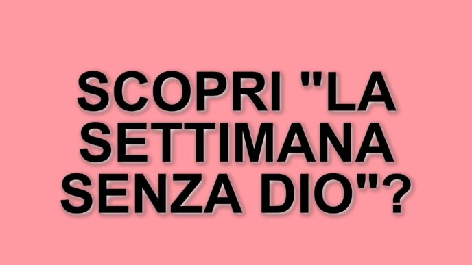 Anticipazioni su "La settimana senza Dio": trailer e trama della commedia in arrivo al Bif&st 2025
