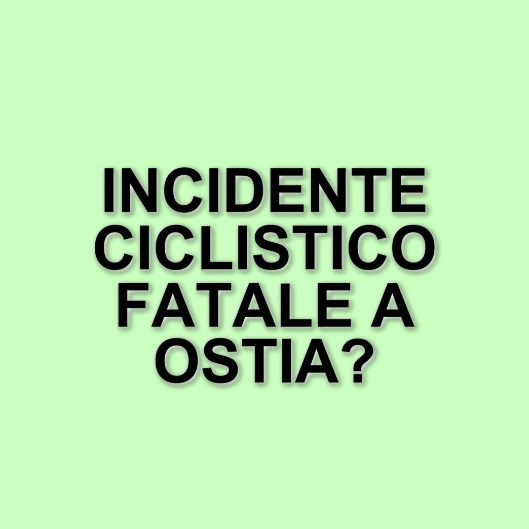 Anziano muore dopo un incidente in bicicletta: polemiche sulla pista ciclabile di Ostia