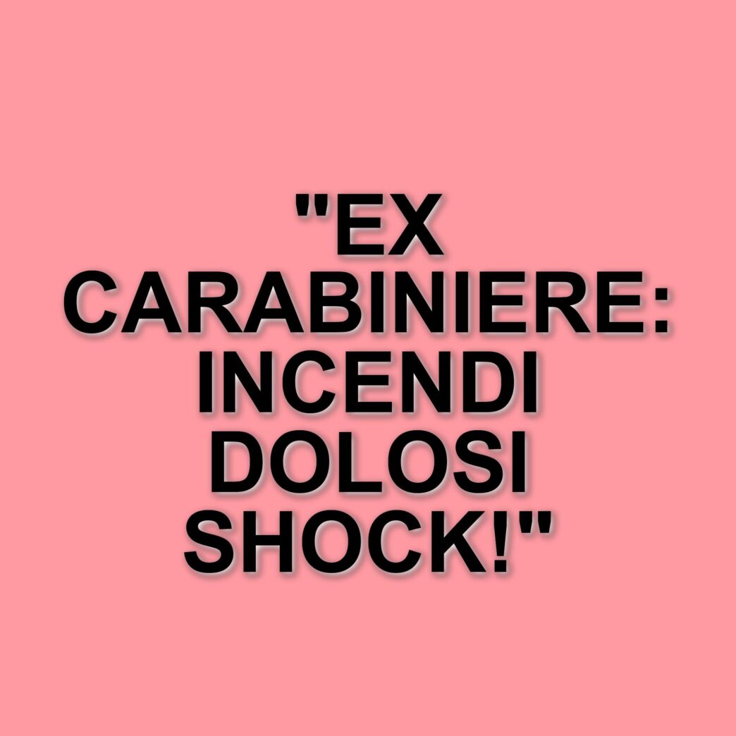 Arrestato ex carabiniere per incendi dolosi: il caso di Enzo Cestra a Sabaudia