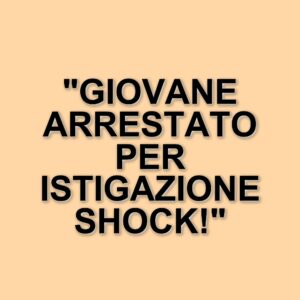 Arrestato un 18enne per istigazione al suicidio: il caso di Andrea Prospero a Perugia