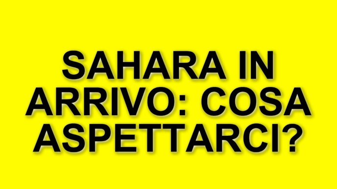 Arriva la nube di sabbia del Sahara: previsioni meteo per l'Italia tra caldo e maltempo
