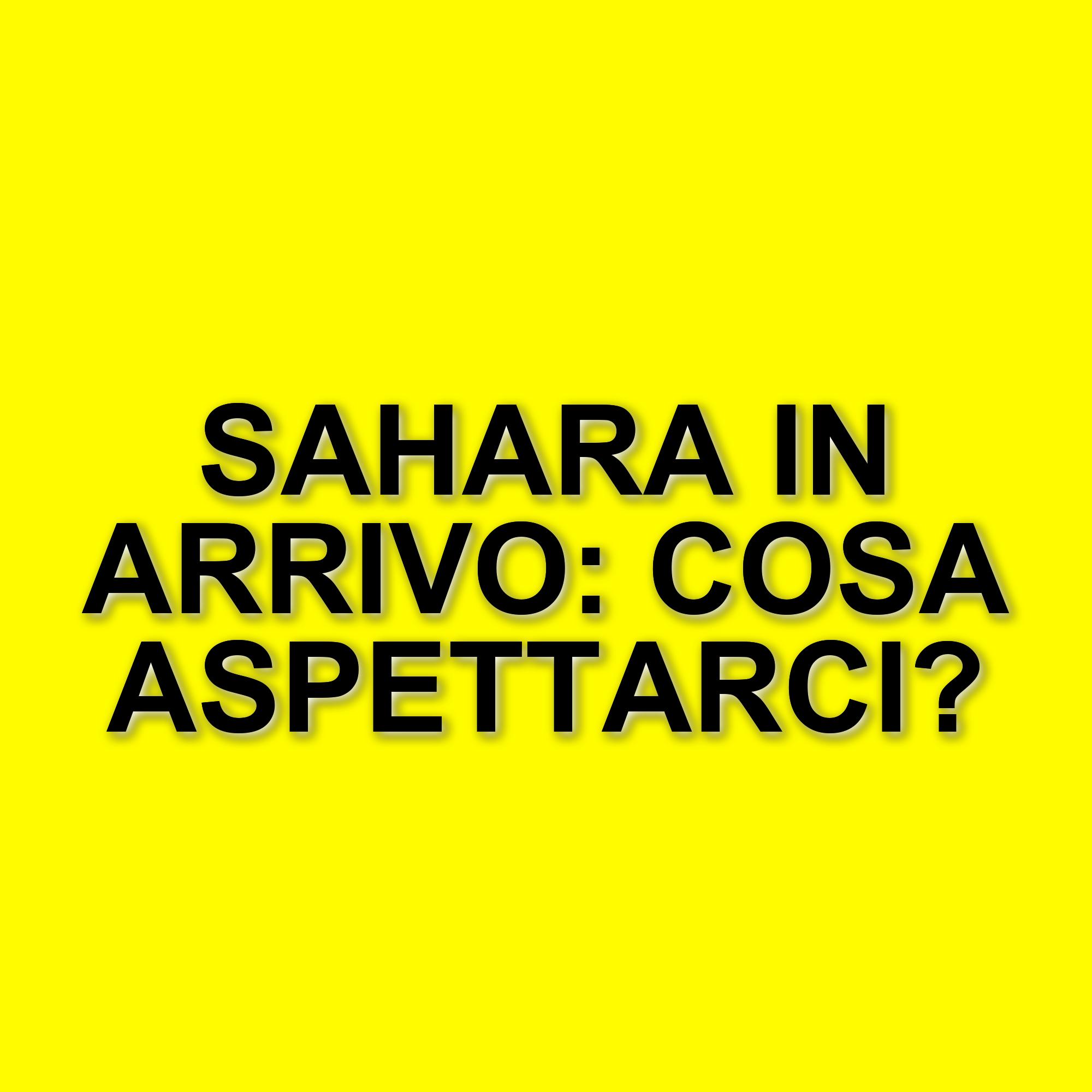 Arriva la nube di sabbia del Sahara: previsioni meteo per l'Italia tra caldo e maltempo