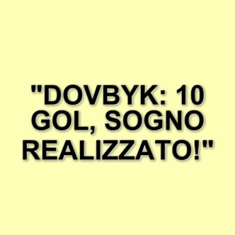 Artem Dovbyk: un debutto da sogno in Serie A con la Roma, 10 gol in stagione