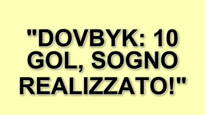 Artem Dovbyk: un debutto da sogno in Serie A con la Roma, 10 gol in stagione