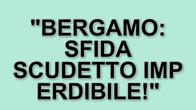Atalanta e Inter si sfidano a Bergamo: un match cruciale per la corsa scudetto
