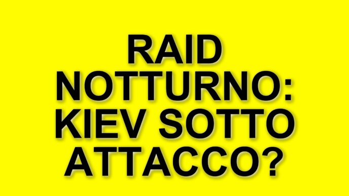 Attacco a Kiev: quattro morti e diversi feriti in un raid notturno
