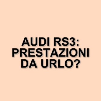 Audi RS3: Evoluzione Tecnica e Prestazioni Eccellenti nel Mondo delle Auto Sportive