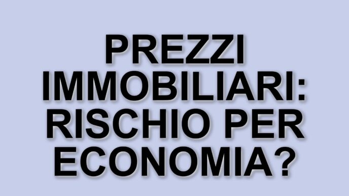 Aumento dei prezzi immobiliari: la BCE sottolinea sproporzioni e rischi per l'economia
