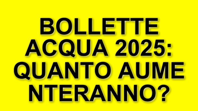Aumento delle bollette dell'acqua nel 2025: analisi dei rincari e delle disparità regionali in Italia