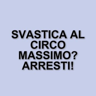 Bandiera con svastica al Circo Massimo durante Italia-Spagna: arrestato giovane neofascista