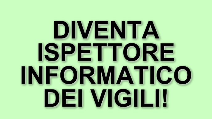 Bando per 30 ispettori informatici dei Vigili del fuoco: scadenza e requisiti