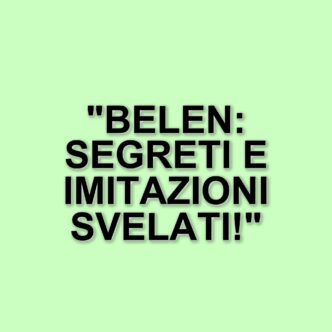 Belen Rodriguez parla della sua carriera e delle imitazioni a TvTalk
