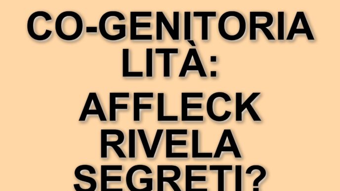 Ben Affleck parla della co-genitorialità con Jennifer Garner: un legame forte e sincero