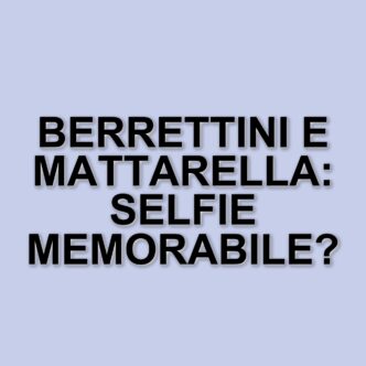 Berrettini racconta la sua visita al Quirinale: tra formalità e selfie con Mattarella