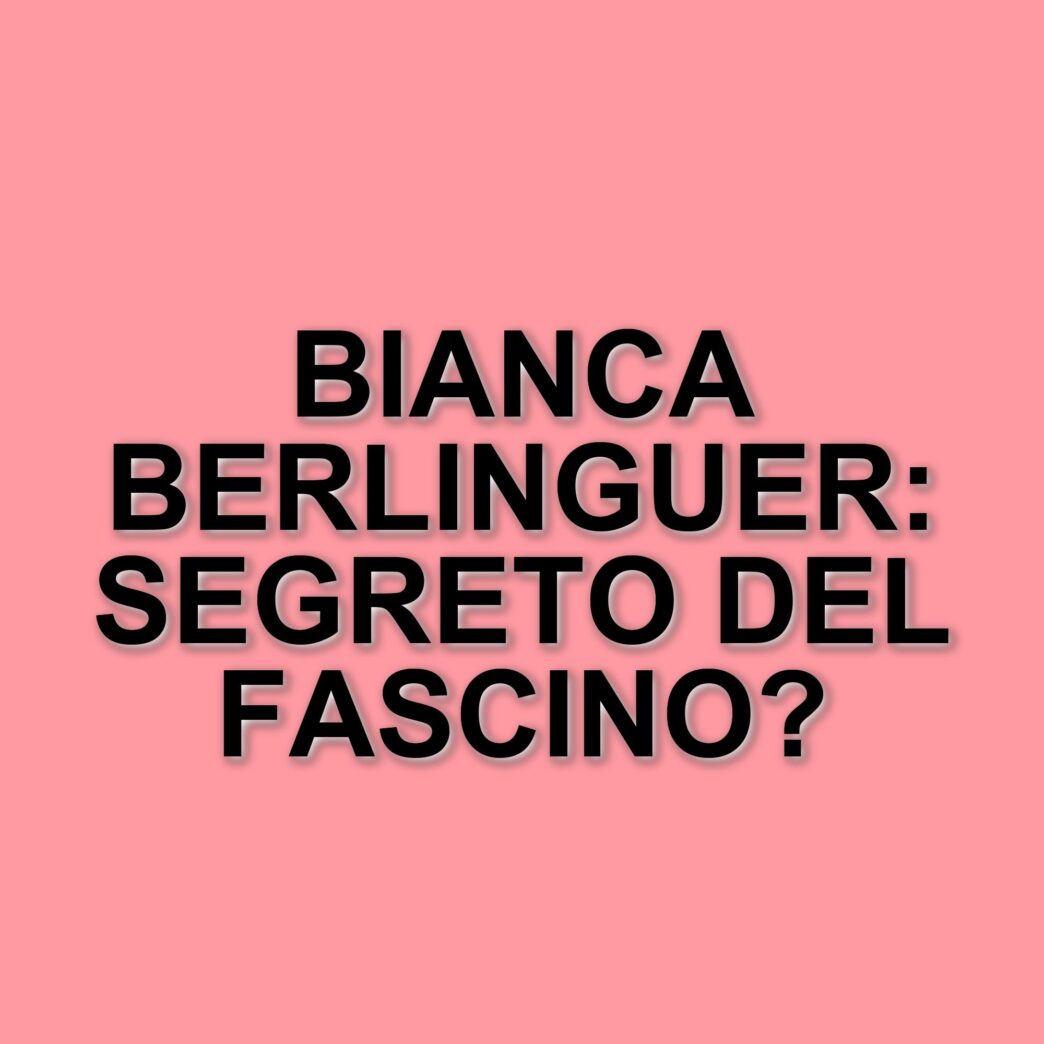 Bianca Berlinguer: il fascino senza tempo della conduttrice di Mediaset