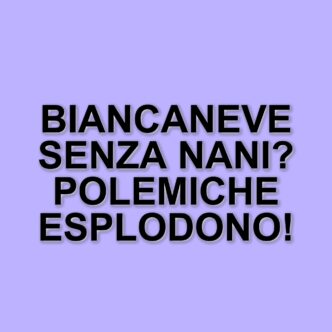 Biancaneve: il nuovo film Disney elimina i sette nani e solleva polemiche nel mondo del cinema