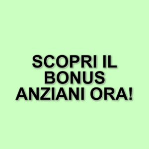 Bonus anziani da 850 euro al mese: requisiti, modalità di richiesta e utilizzo dei fondi