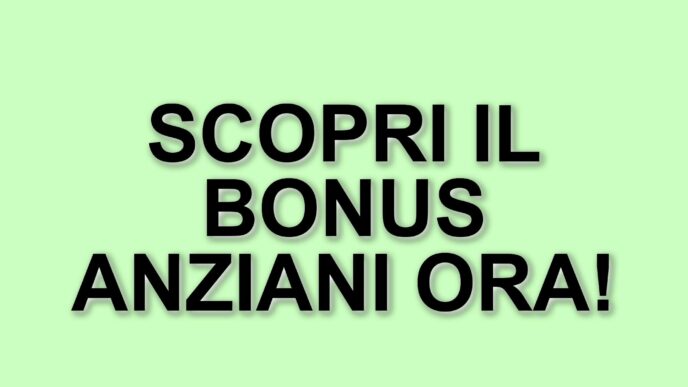Bonus anziani da 850 euro al mese: requisiti, modalità di richiesta e utilizzo dei fondi