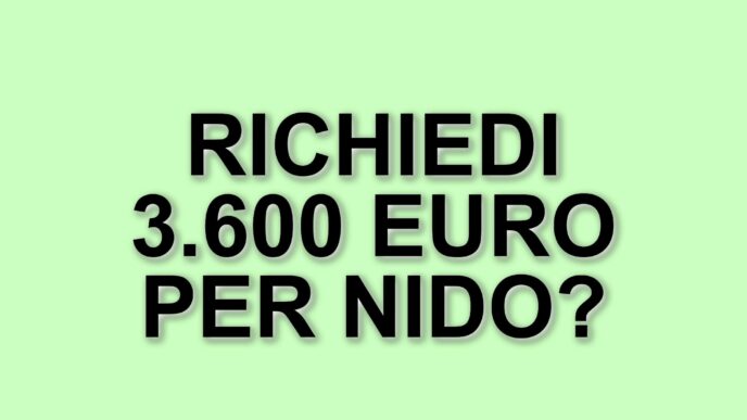 Bonus nido 2025: come richiedere fino a 3.600 euro per le rette degli asili