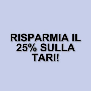 Bonus rifiuti 2025: sconto del 25% sulla Tari per famiglie a basso reddito